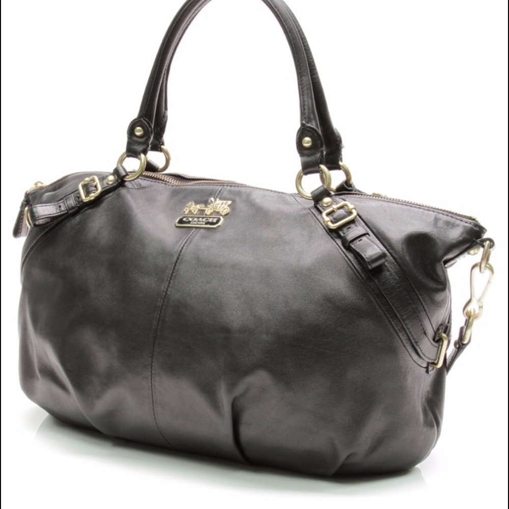Like new black Coach bag (#H1026-15955)
